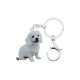 Kulcstartó Bichon frisé 2