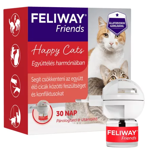 Feliway Friends párologtató készülék + utántöltő 48ml