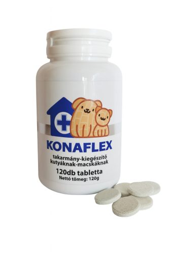 KONAFLEX – Ízület- és porcvédő tabletta kutyáknak és macskáknak 120db