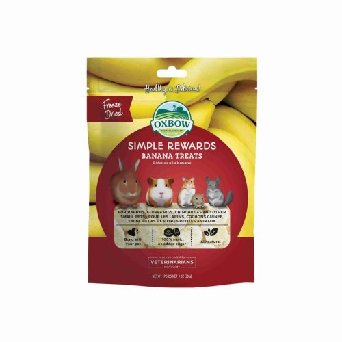 Oxbow Simple Rewards Banana Treats 30g