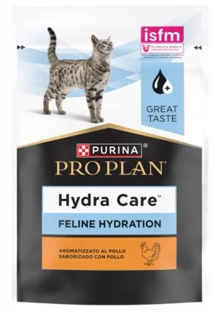 Purina HydraCare csirkével ízesített megfelelő hidratáltságot elősegítő kiegészítő macskaeledel 85g