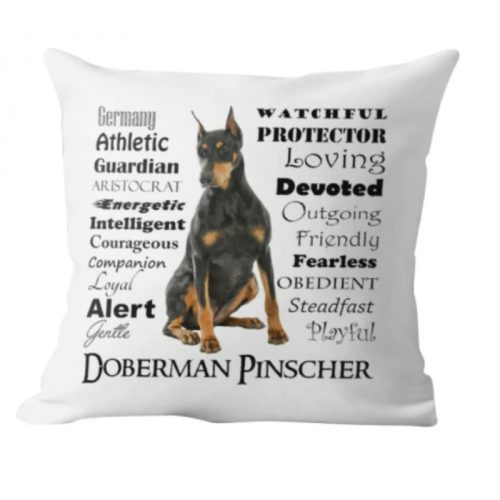 Párnahuzat Doberman