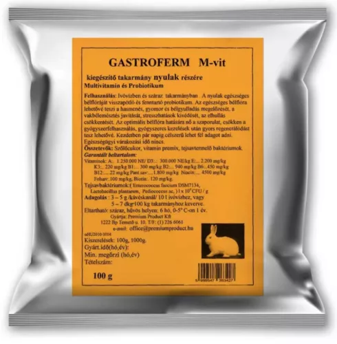 Gastroferm M-Vit nyúl 100 g