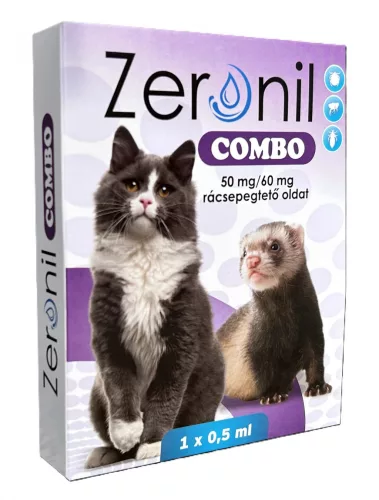 Zeronil Combo spot on macskák és vadászgörények számára 1 pipetta