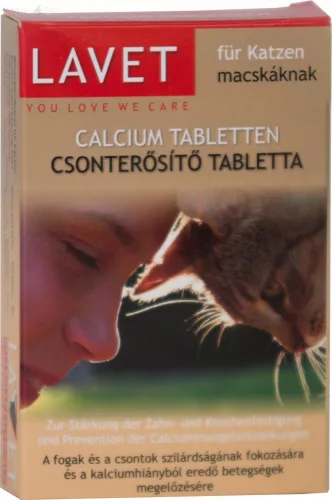 Lavet Csonterősítő tabletta macskának 50x