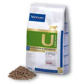   Virbac Urology 2 - Struvite Dissolution & Prevention cat 1,5kg - macska száraztáp húgykő megelőzésére, kezelésére