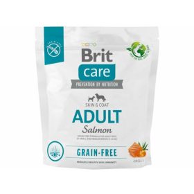   Brit Care Grain-Free Adult Salmon & Potato 1kg- hipoallergén, gabonamentes kutyatáp (1-25kg)