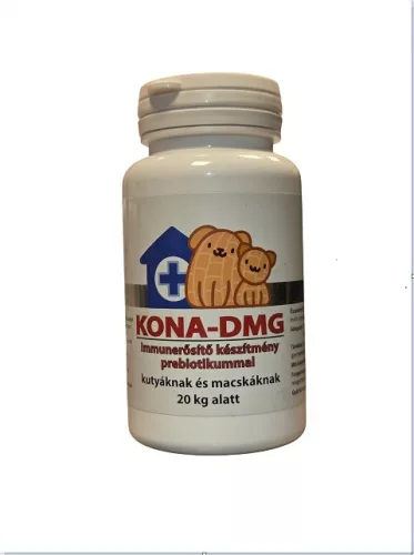 KONA-DMG tabletta 20kg alatt 60db - immunerősítő készítmény prebiotikummal kutyáknak és macskáknak
