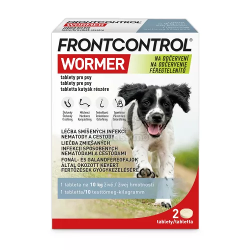 Frontcontrol Wormer S féreghajtó tabletta kutyáknak 2db
