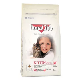 Bonacibo Kitten csirke, szardella, rák & rizs 5kg