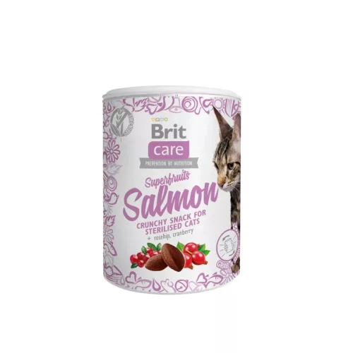 Brit Care Cat Snack Superfruits Salmon 100g