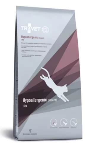 Trovet Hypoallergenic Cat Insect (IRD) - Hipoallergén macska száraztáp rovarfehérjével 3kg