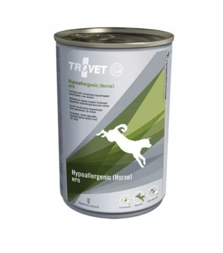 Trovet Hypoallergenic Horse (HPD) - Hipoallergén kutya konzerv lóhússal 400g