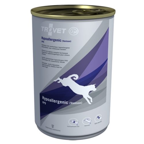 Trovet Hypoallergenic Venison (VPD) - Hipoallergén kutya konzerv szarvashússal 400g