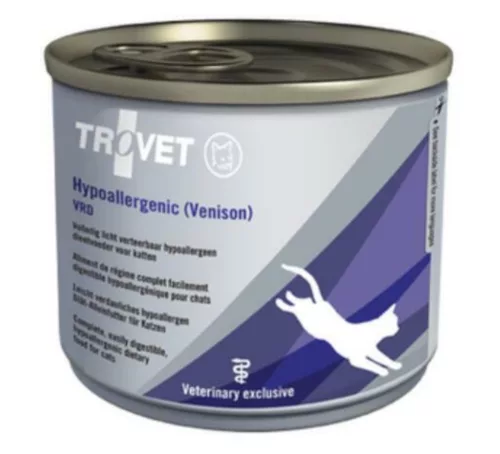 Trovet Hypoallergenic Cat Venison (VRD) - Hipoallergén macska konzerv szarvashússal 200g