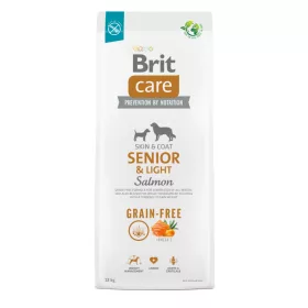   Akciós Brit Care Grain-Free Senior & Light Salmon & Potato 12kg (A termék lejárati ideje: 2026.10.23.)