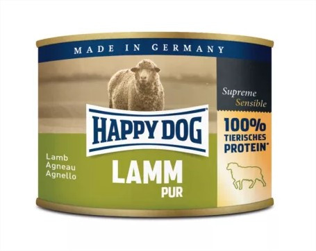 Akciós Happy Dog Lamm Pur - Bárányhúsos Konzerv 200g