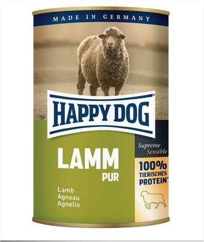 Akciós Happy Dog Lamm Pur - Bárányhúsos Konzerv 400g