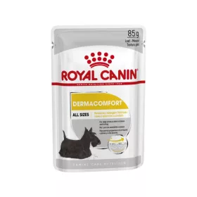   Akciós Royal Canin Dermacomfort 85g - nedves kutya táp (A termék lejárati ideje: 2026.06.14.)