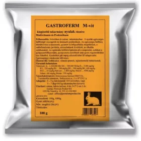   Akciós Gastroferm M-Vit nyúl 100 g (A termék lejárati ideje: 2026.05.30.)
