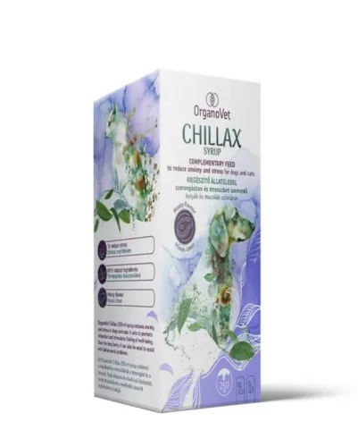 Akciós OrganoVet Chillax szirup 250ml (A termék lejárati ideje: 2026.10.31.)