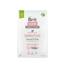   Brit Care Sensitive Insect & fish 3kg - hipoallergén gabonamentes kutyatáp 