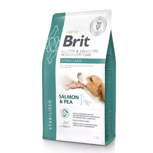 Brit Grain Free Veterinary Diets Sterilised dog 2kg - száraz kutyatáp