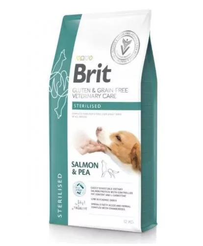 Brit Grain Free Veterinary Diets Sterilised dog 12kg - száraz kutyatáp