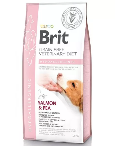 Brit Grain Free Veterinary Diets Hypoallergenic dog 12kg - száraz kutyatáp