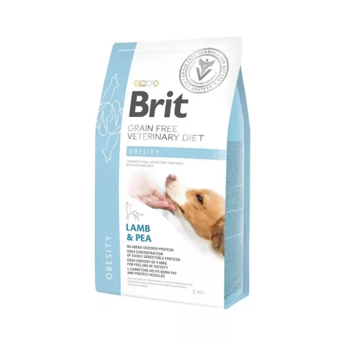 Brit Grain Free Veterinary Diets Obesity dog 2kg - kutya száraztáp