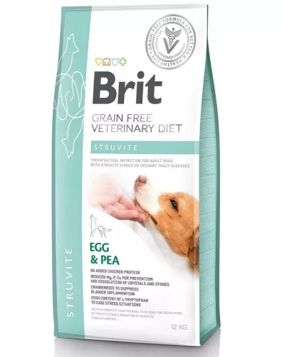 Brit Grain Free Veterinary Diets Struvite dog 12kg - száraz kutyatáp