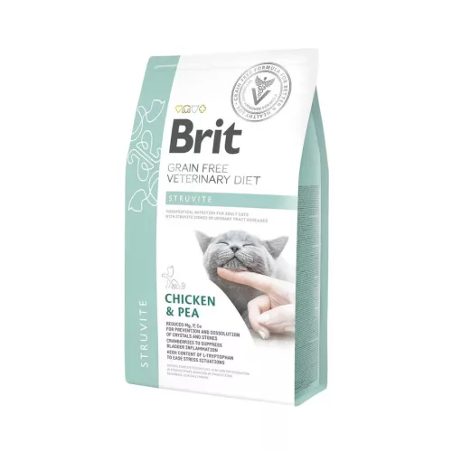 Brit Grain Free Veterinary Diets Struvite cat 5kg - száraz macskatáp