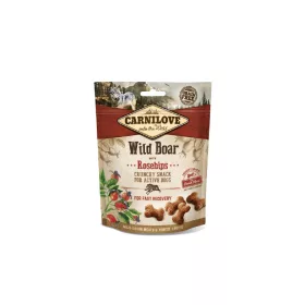   Carnilove Dog Crunchy Snack Wild Boar & Rosehips - vaddisznó hússal és csipkebogyóval 200g