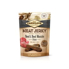   Carnilove Jerky Snack Beef with Beef Muscle Fillet - jutalomfalat marha filével 100g
