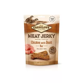  Carnilove Jerky Snack Chicken with Quail Bar – jutalomfalat szeletek csirkével, fürjjel 100g