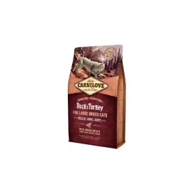   Carnilove Cat Adult Duck & Turkey Large Breed - Muscles, Bones, Joints -  kacsa és pulyka hússal 2kg