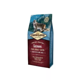   Carnilove Cat Adult Salmon Sensitive & Long Hair - lazac hússal 6kg
