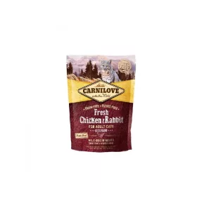   Carnilove Fresh Adult Cat Chicken & Rabbit Gourmand - csirke és nyúl hússal 400g