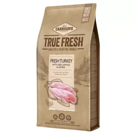   Carnilove True Fresh kutyatáp - Pulyka, vörös lencse és békalencse 1,4kg