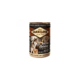   Carnilove Dog Adult Venison & Reindeer - vad és rénszarvas hússal konzerv 400g