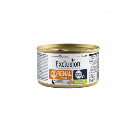 Exclusion Cat Renal Phase 1 pork, pea & rice konzerv 85g 