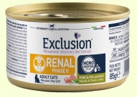 Exclusion Cat Renal Phase 2 pork, pea & rice konzerv 85g 