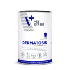   VetExpert Dermatosis dog salmon & potato 400g - kutya konzerv
