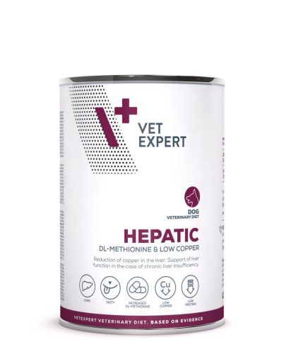 VetExpert Hepatic dog 400g - kutya konzerv