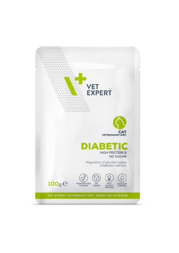VetExpert Diabetic cat 100g - macska alutasakos