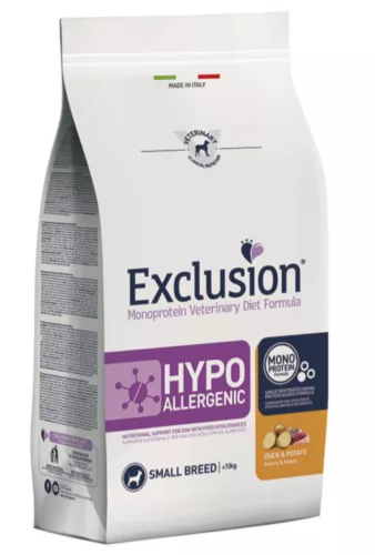 Exclusion Hypoallergenic duck&potato small breed 2kg