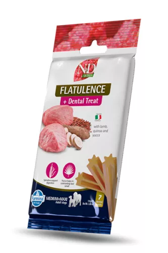 N&D Quinoa Flatuence Dog Lamb Adult Medium & Maxi 100g - kutya fogtisztító