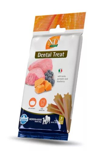 N&D Pumpkin Dog Lamb Adult Medium & Maxi 100g - kutya fogtisztító
