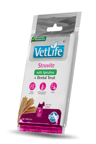 Vet Life Struvite Dog Mini 60g - fogtisztító kutyáknak