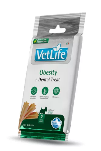 Vet Life Obesity Dog Mini 60g - fogtisztító kutyáknak